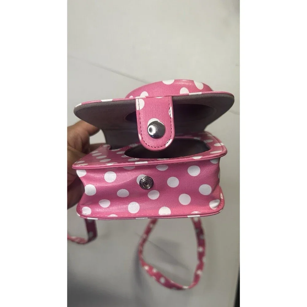 Instax Pink Polka Dot Polaroid Camera Bag